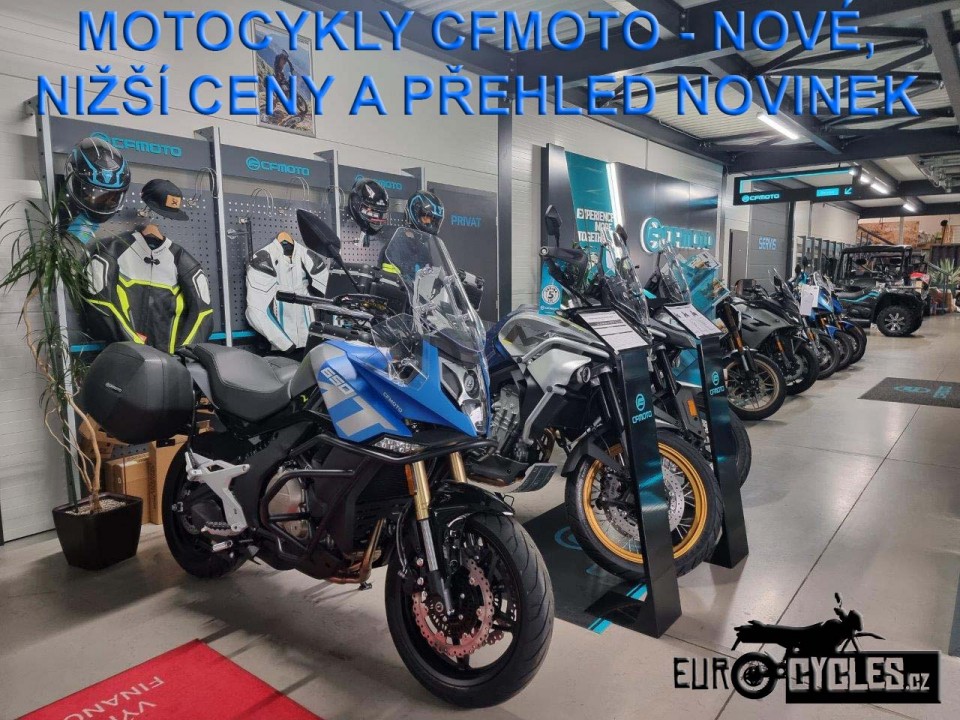více - Motocykly CFMOTO - nové, nižší ceny